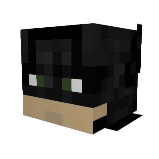 K4RM41 Minecraft avatar head, 3D render