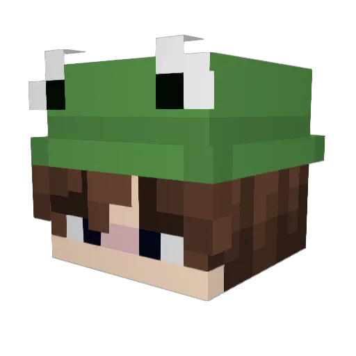 K4llahan Minecraft avatar head, 3D render