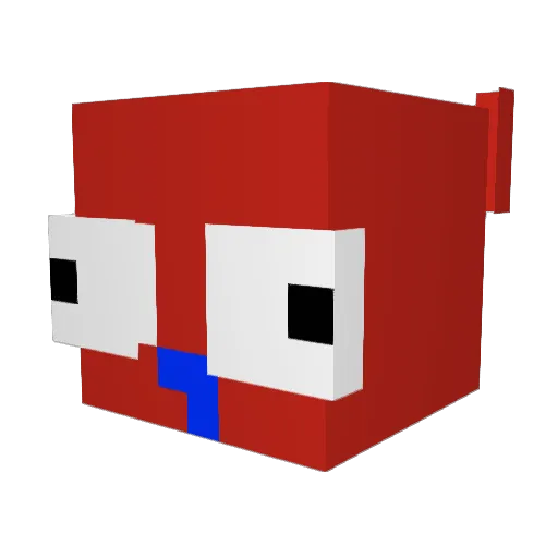 K4ng_LuvSuu Minecraft avatar head, 3D render