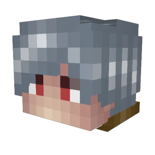 K4ngur0 Minecraft avatar head, 3D render