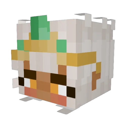 K4pilox Minecraft avatar head, 3D render