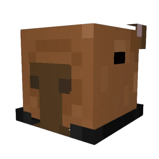 K4py Minecraft avatar head, 3D render