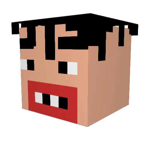 K4rlssonn Minecraft avatar head, 3D render
