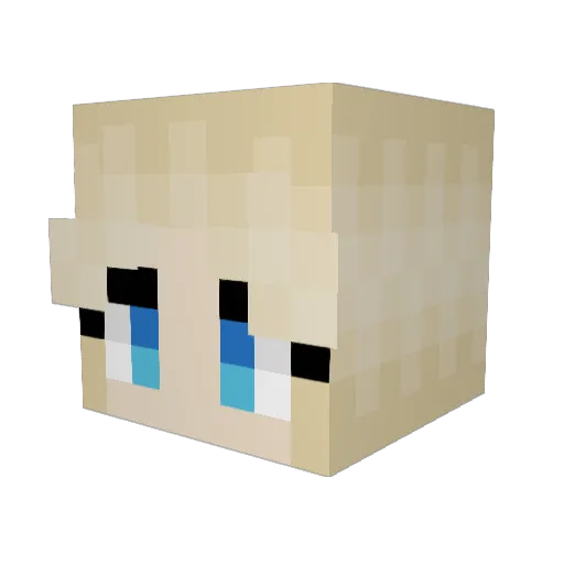K4thars1s Minecraft avatar head, 3D render