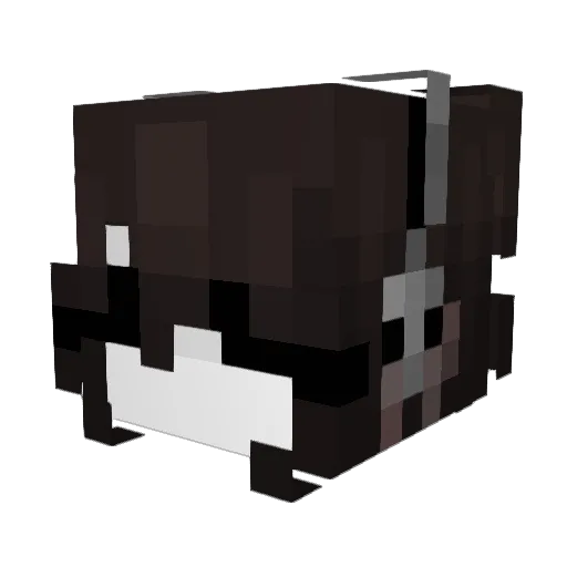K4yl1n Minecraft avatar head, 3D render