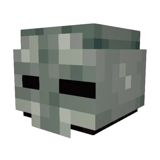 K5MV Minecraft avatar head, 3D render