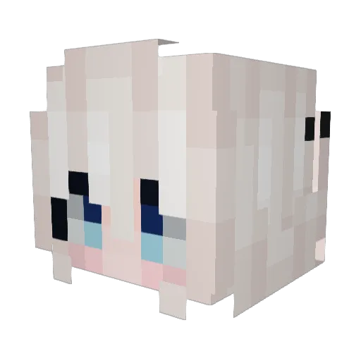 K666snyga Minecraft avatar head, 3D render