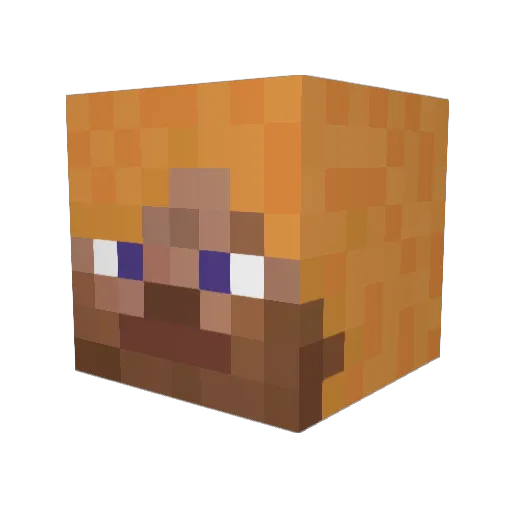 K74_ElTancoo Minecraft avatar head, 3D render