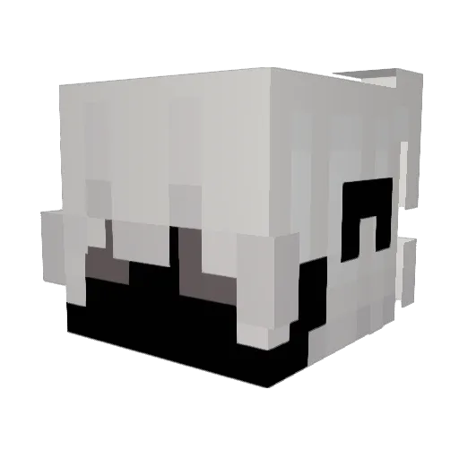 K7LA Minecraft avatar head, 3D render