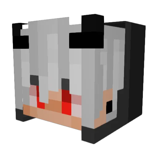 K7iIan Minecraft avatar head, 3D render