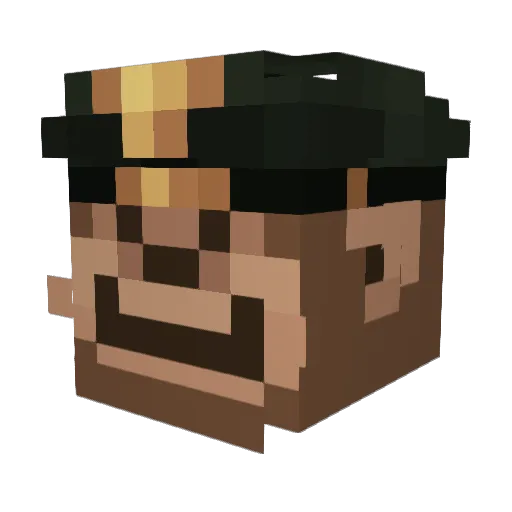 K99kunkiller Minecraft avatar head, 3D render