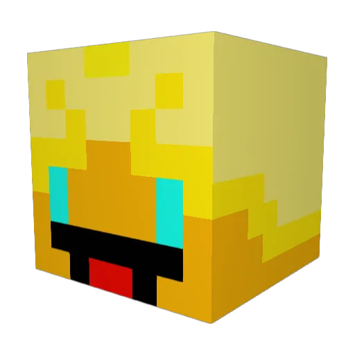 K9Tallker Minecraft avatar head, 3D render