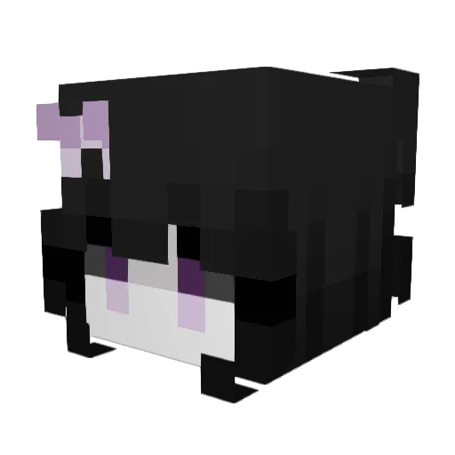 KA000 Minecraft avatar head, 3D render