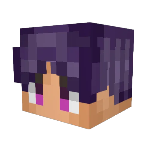 KA1DOSS Minecraft avatar head, 3D render