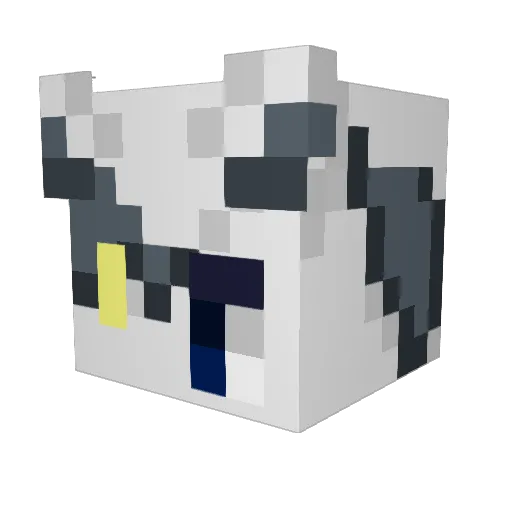KABAL_4859 Minecraft avatar head, 3D render