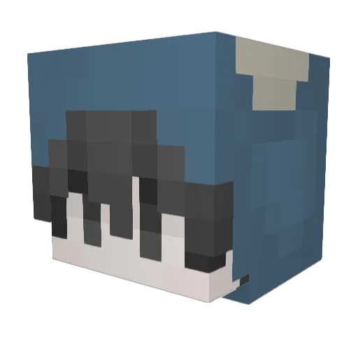 KABIGON0209 Minecraft avatar head, 3D render