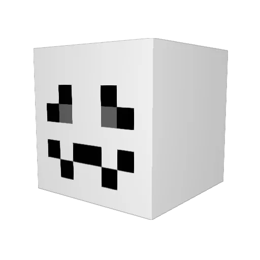 KABUslave Minecraft avatar head, 3D render