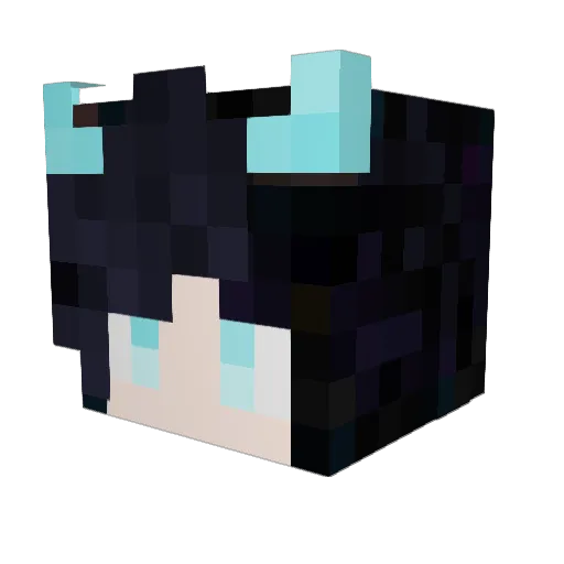 KABluejay Minecraft avatar head, 3D render