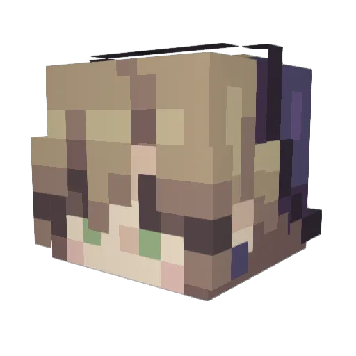 KACHIN4649 Minecraft avatar head, 3D render