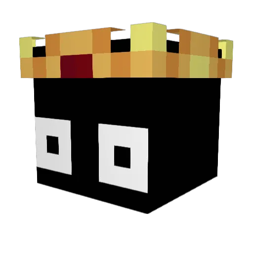 KADS015 Minecraft avatar head, 3D render