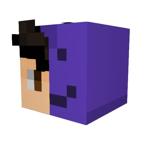 KAEL3N Minecraft avatar head, 3D render
