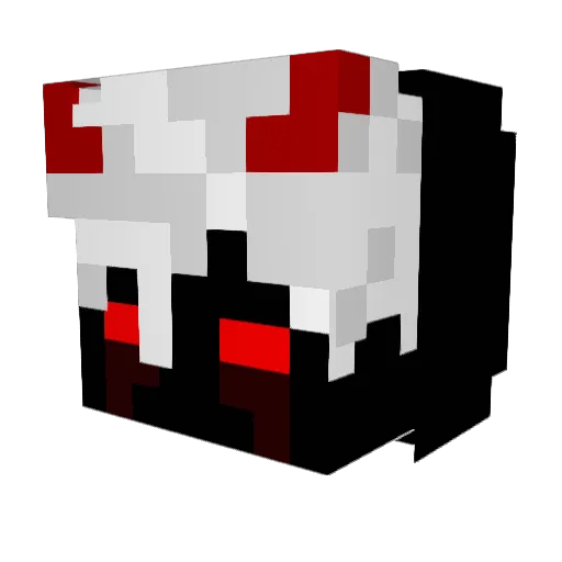 KAER666 Minecraft avatar head, 3D render