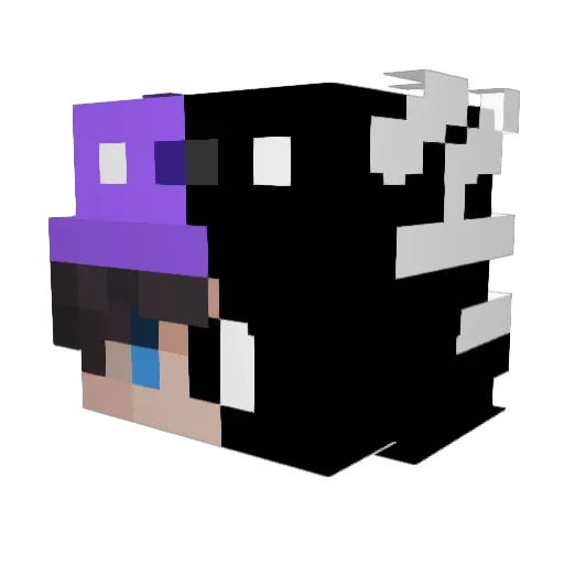 KAFETZHS Minecraft avatar head, 3D render