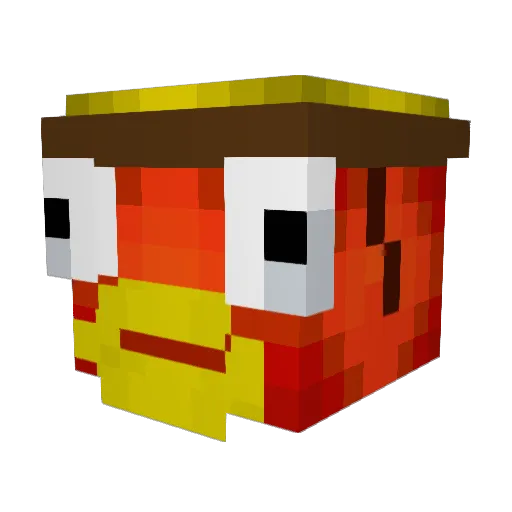 KAGEDAASEN123 Minecraft avatar head, 3D render