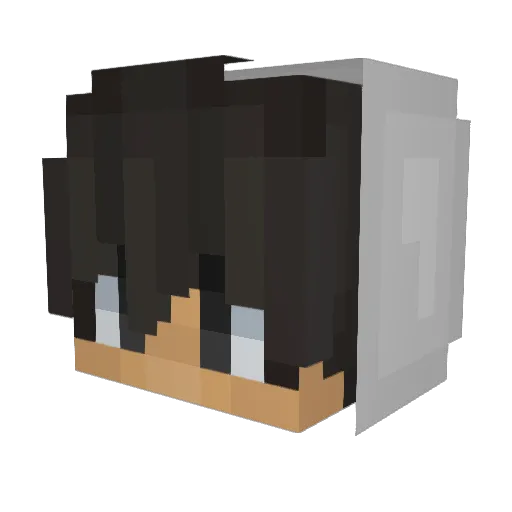 KAI759 Minecraft avatar head, 3D render