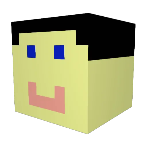 KAIDO7906 Minecraft avatar head, 3D render