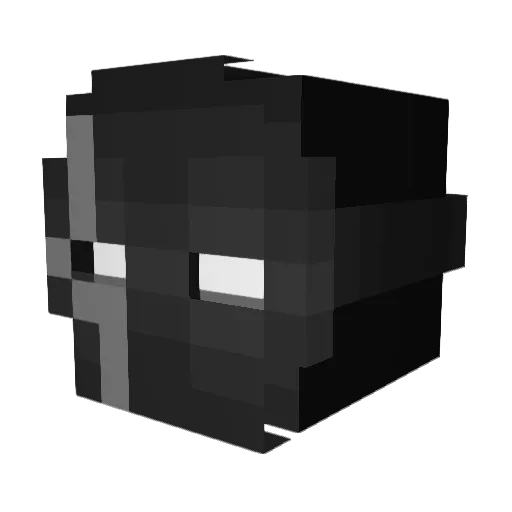 KAISERHAMSTER Minecraft avatar head, 3D render
