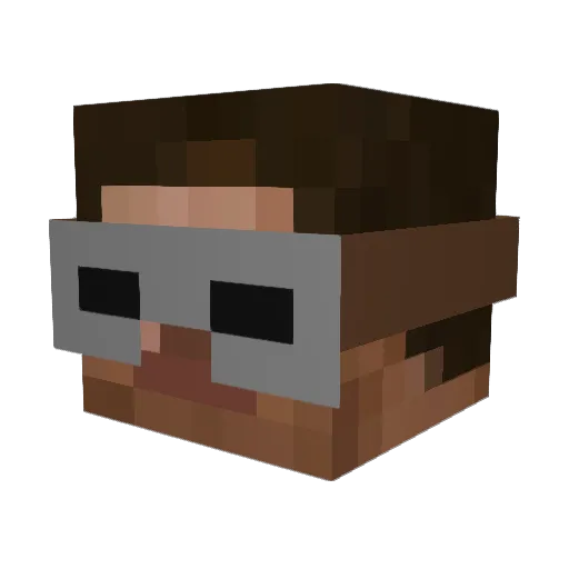 KAI_YANG437 Minecraft avatar head, 3D render