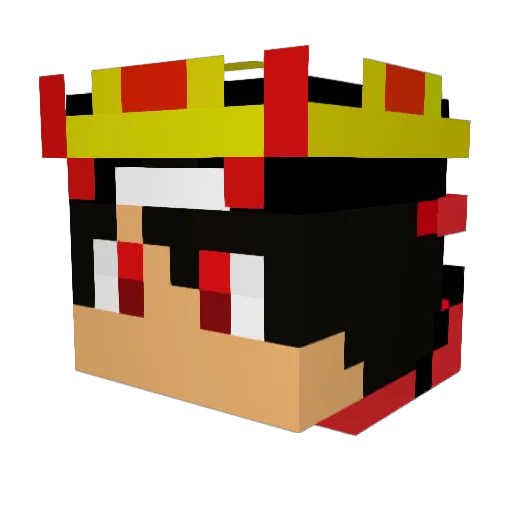 KALEBZAGOD Minecraft avatar head, 3D render
