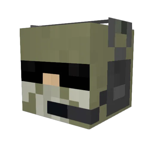 KALEIDOSCOPE714 Minecraft avatar head, 3D render