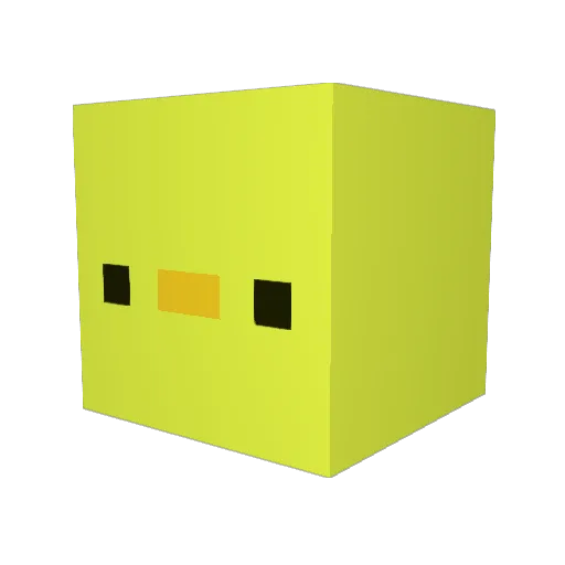 KAMEN878 Minecraft avatar head, 3D render