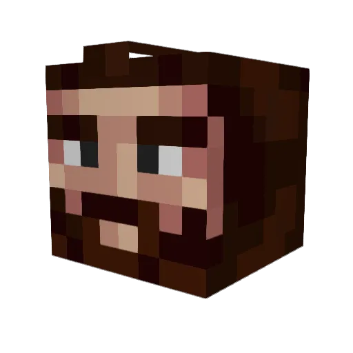KAMER_PLANT8383 Minecraft avatar head, 3D render