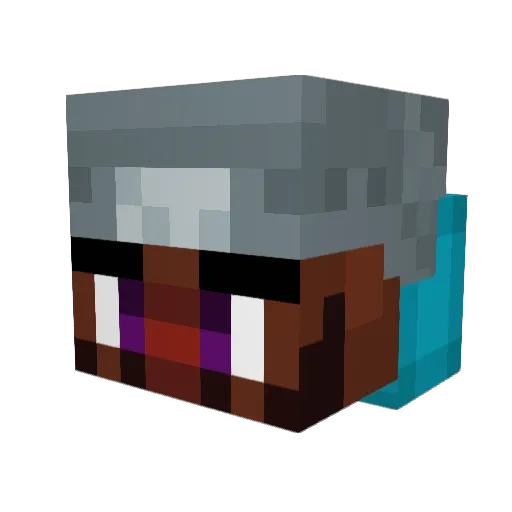 KAMIG64 Minecraft avatar head, 3D render