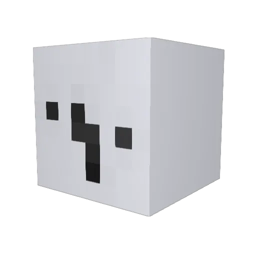 KANARVNR Minecraft avatar head, 3D render