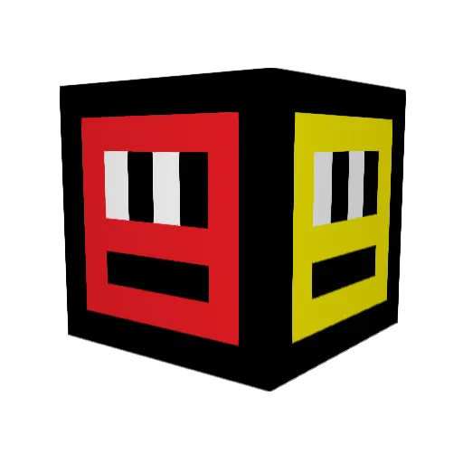 KANDOHLA Minecraft avatar head, 3D render