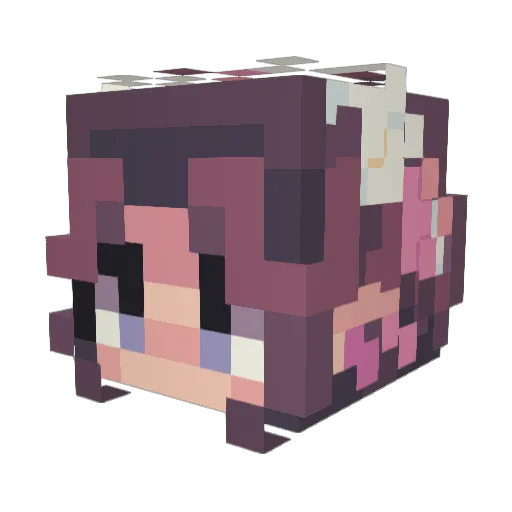 KANDY0710 Minecraft avatar head, 3D render