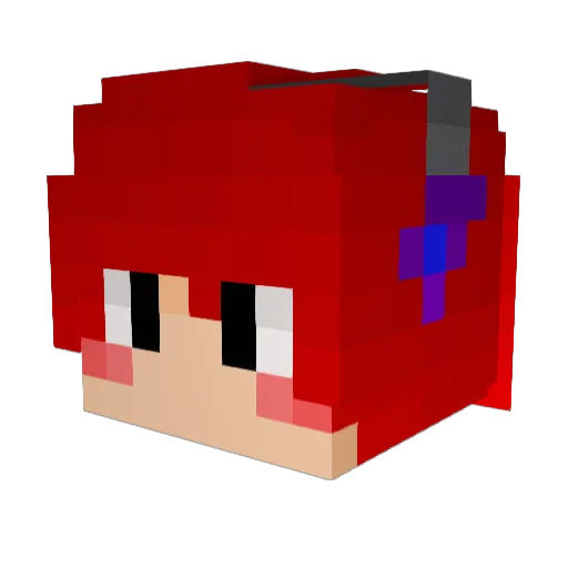 KANE_N Minecraft avatar head, 3D render