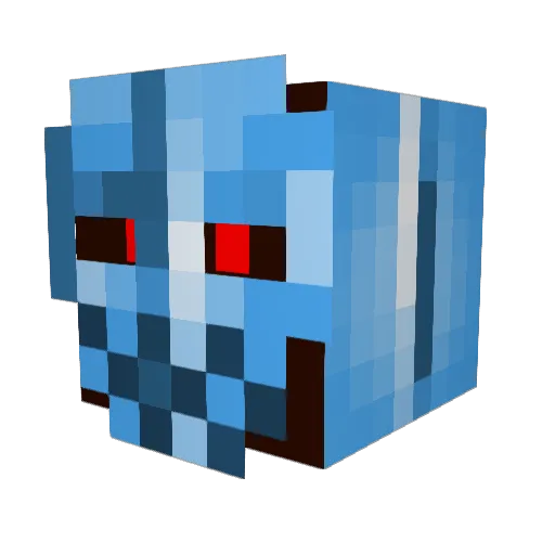 KANY0N Minecraft avatar head, 3D render