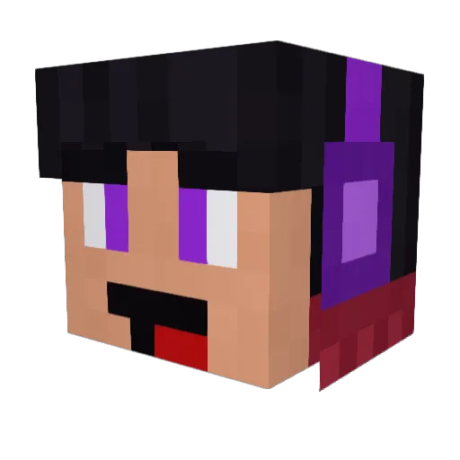 KAPC2 Minecraft avatar head, 3D render