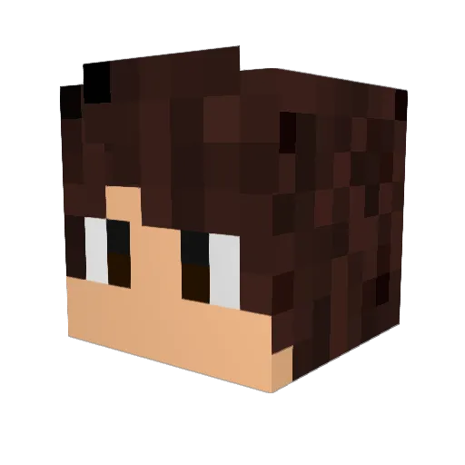 KAPIGUCCI Minecraft avatar head, 3D render