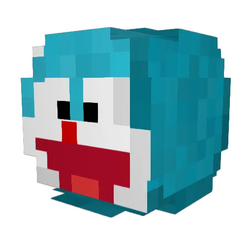 KARAN3267 Minecraft avatar head, 3D render