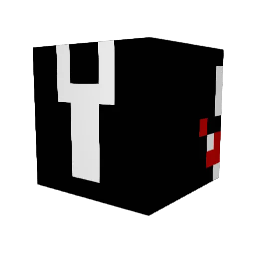KARSUMI Minecraft avatar head, 3D render
