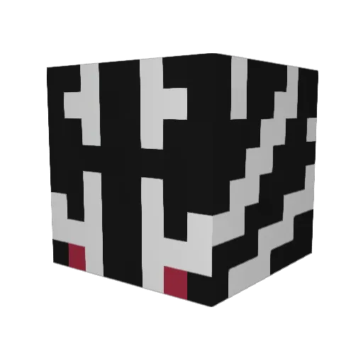 KASSATO Minecraft avatar head, 3D render