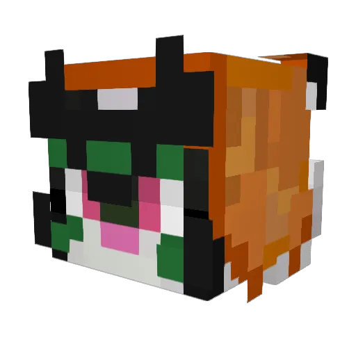 KATAMARI_0w0 Minecraft avatar head, 3D render