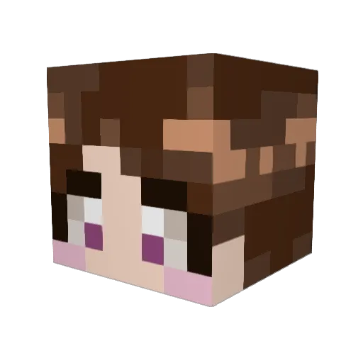 KATANSHIKA Minecraft avatar head, 3D render