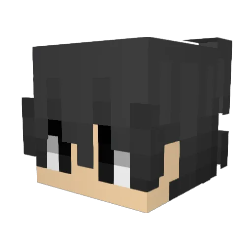 KAYNOZ Minecraft avatar head, 3D render